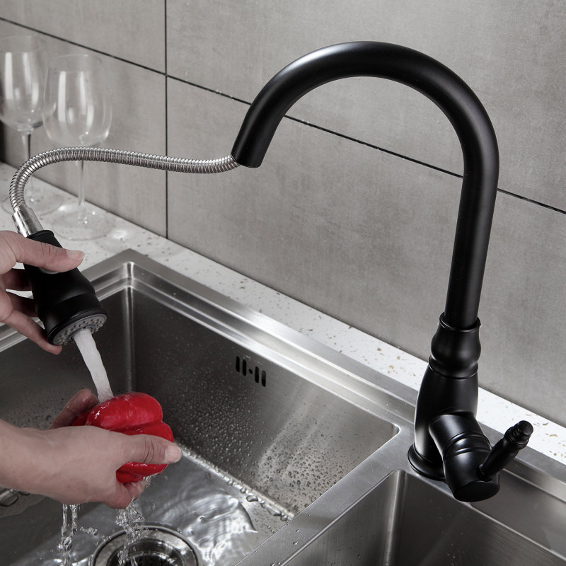Robinet de cuisine escamotable