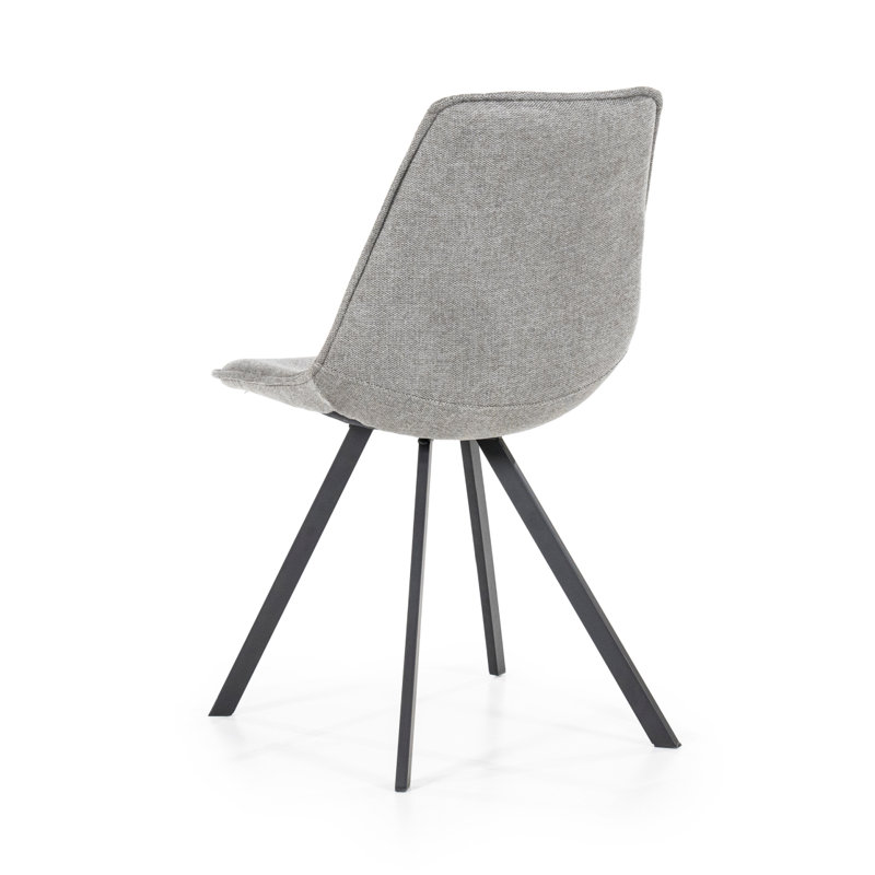 Upholstered Dining Chair, Gray