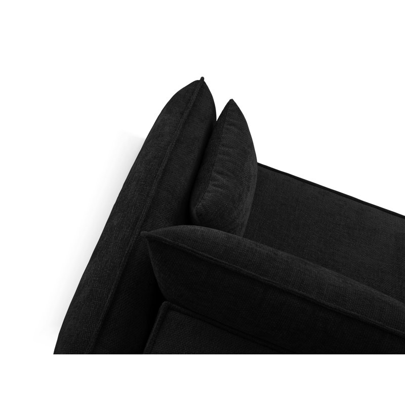 Blessington 4 Seater Sofa Bed, Left Hand Facing, Black