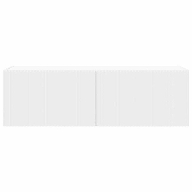 TV Stand, 29.5cm H x 98cm L x 31cm W, White