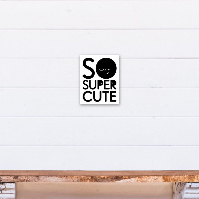 « so super jolie », art sur toile Mak, Toile tendue, H 10 po x l 8 po x P 1,25 po