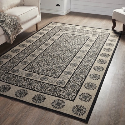 Tapis intérieur / extérieur Custom House avec envers antidérapant
