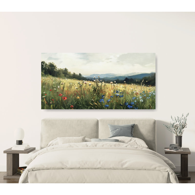 Art mural sur toile rustique rétro, H 16 po x l 32 po x P 1,5 po