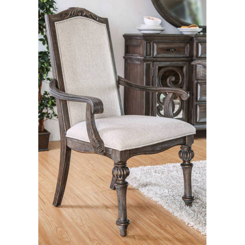 Chaise avec accoudoirs rembourrée Benten