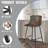 Nevaeah Upholstered Counter Stool with Metal Frame-954235859-942145353