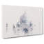 The Taj Mahal in Agra India - Wrapped Canvas-56664089