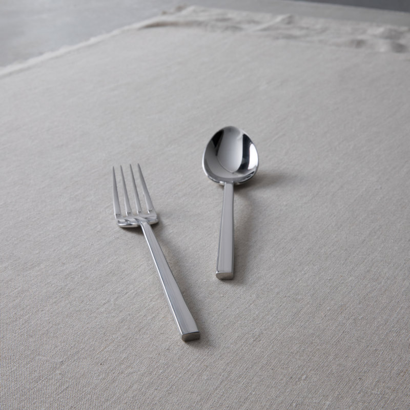 Arezzo 2 Piece Salad Servers Set, Silver