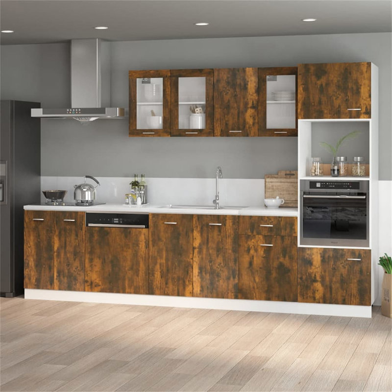 Hanging Glass Cabinet 80X31x60 Cm, Brown