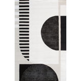 Edgy Hand Tufted Abstract Area Rug