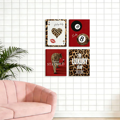 4 Piece Wrapped Canvas Print