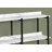 Accent Table, Console, Entryway, Narrow, Sofa, White Marble Look Laminate, Black Metal-63060660