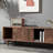 Solid wood style TV stand
