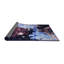 Tapis abstrait noir / bleu-1140485982