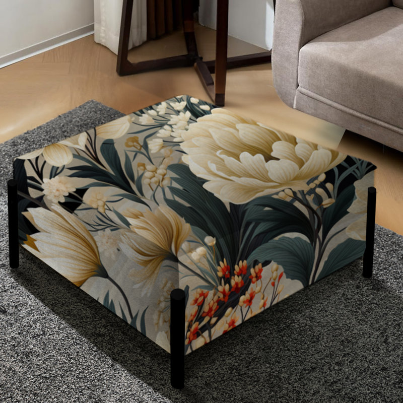 Coastal Retreat - Grand repose-pieds carré Plants