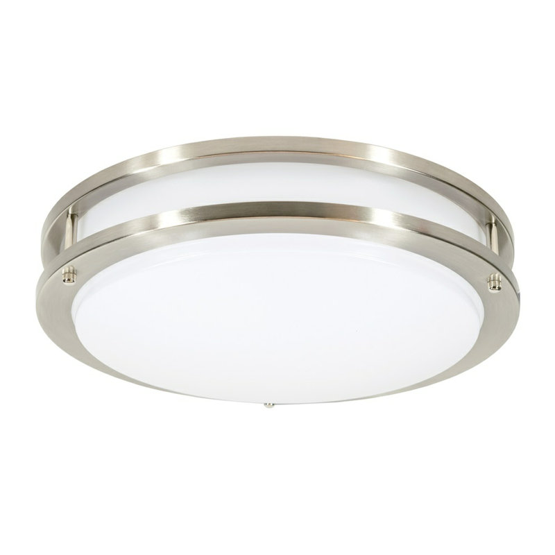 LED Flush Mount, 14.75” H x 14.75” W, 4000K, No