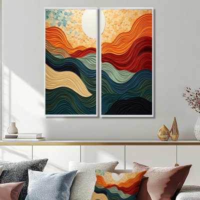 Jandreau - Ensemble d'art mural paysage désertique de 2