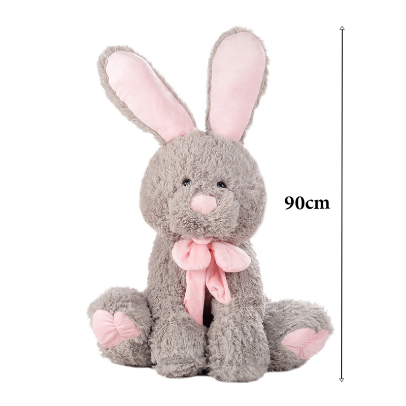Large-Ear Plush Rabbit Stuffed Doll