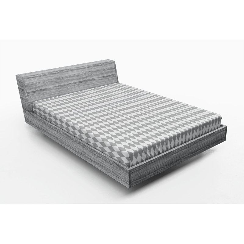 Microfiber Geometric Fitted Sheet, Full Fitted Sheet