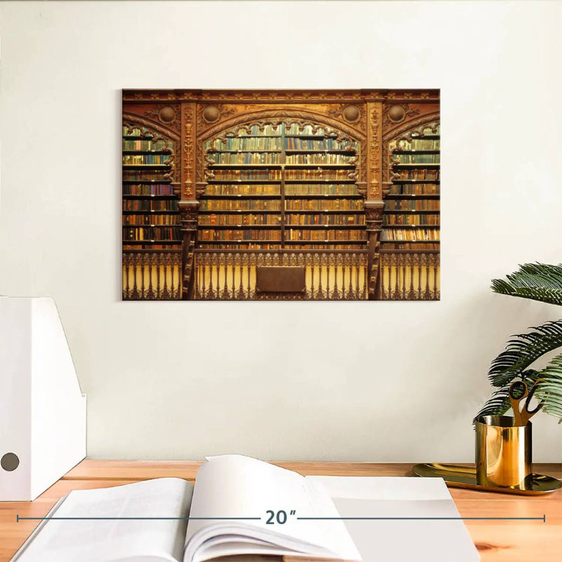 Old Library, 8" H x 12" W