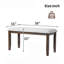 Banc de salle à manger rembourré beige et brun de 38 pouces, conception moderne Mid-Century, pieds en bois d'hévéa massif, siège rembourré pour couleur de couloir, fonctionnalité