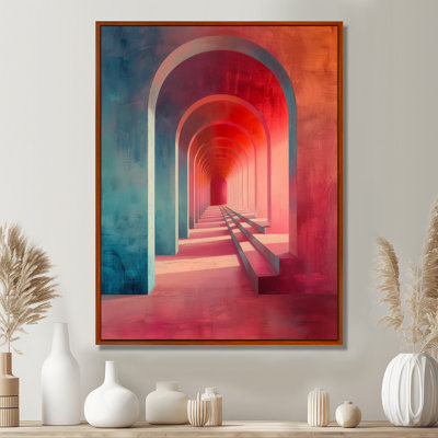 Tunnels universels verts et roses - décoration murale