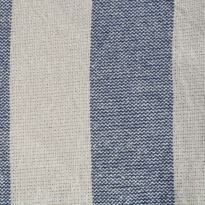 Jeté en coton Dll Cabana, Bleu français