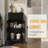 Farmhouse Buffet Cabinet with 2 Drawers and Barn-Style Doors-1781237377