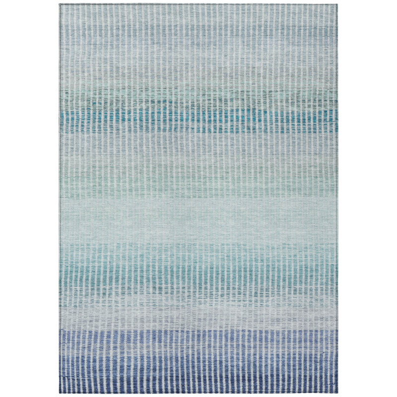 Machine Washable Indoor/Outdoor Chantille ACN2313 Stripes Rug, Rectangle 2'6" x 3'10"