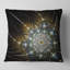 Symétrique fleur brune fractale - coussin imprimé abstrait-30422822-30422826
