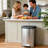 21 Gallon Stainless Steel Step Trash Can For Kitchen, Home Garbage Bin 80L