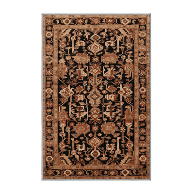 Machine Washable Turkish Brown Area Rug