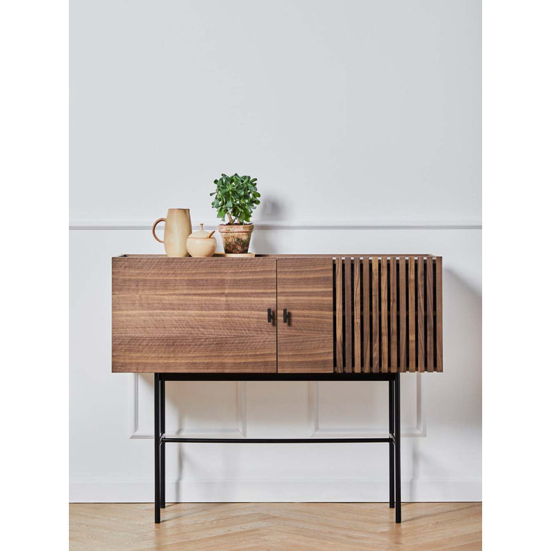 Array Sideboard (120 Cm), Black/Walnut