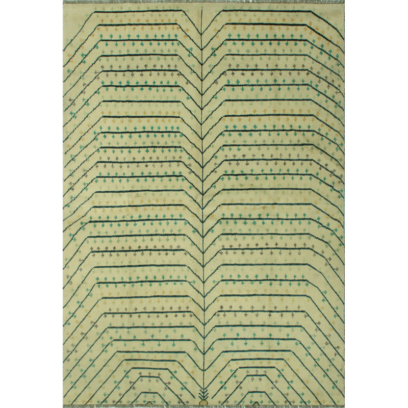 Tapis beige Balochi Apolonio
