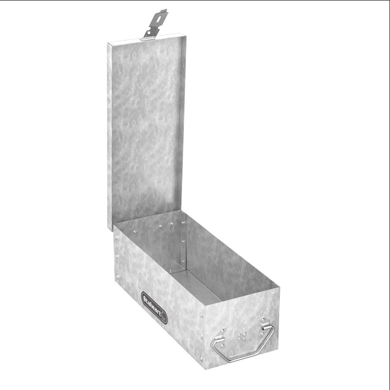 Boîte de rangement verrouillable avec poignée pliante Stalwart