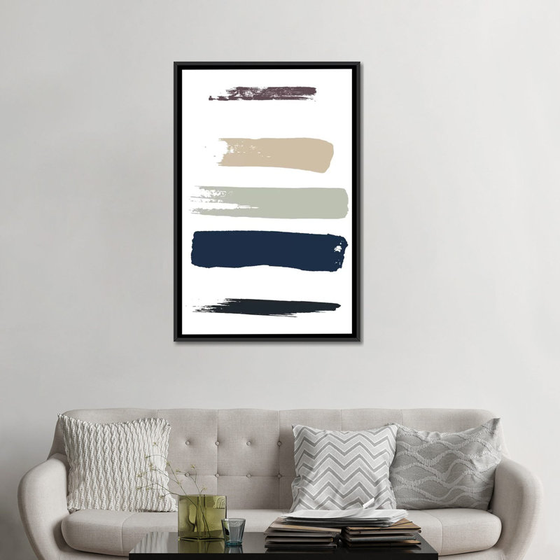 « hey marin », reproduction sur toile, H 26 po x l 18 po x P 1,5 po, Toile avec cadre noir, Pas de tapis