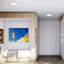 Plafonnier encastré à 1 lumière DEL Leitner - Conception minimaliste moderne, éclairage sans clignotement, profil bas, parfait pour les appartements, les lofts et les petits espaces-64010601-78574859