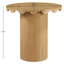 Table à hauteur de comptoir en bois massif et canne 36 po Dahlia-2109333387-2109333397