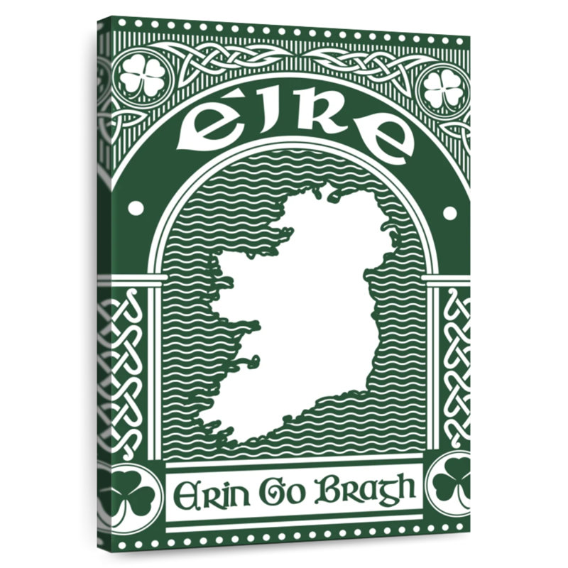 Lelend Celtic Erin Go Bragh, H 30 po x l 20 po