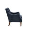 Chaise d'appoint capitonnée à boutons - Design transitionnel avec accoudoirs ronds-1771025040