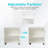 Pomicter Engineered Wood Compartment Makeup Organiser