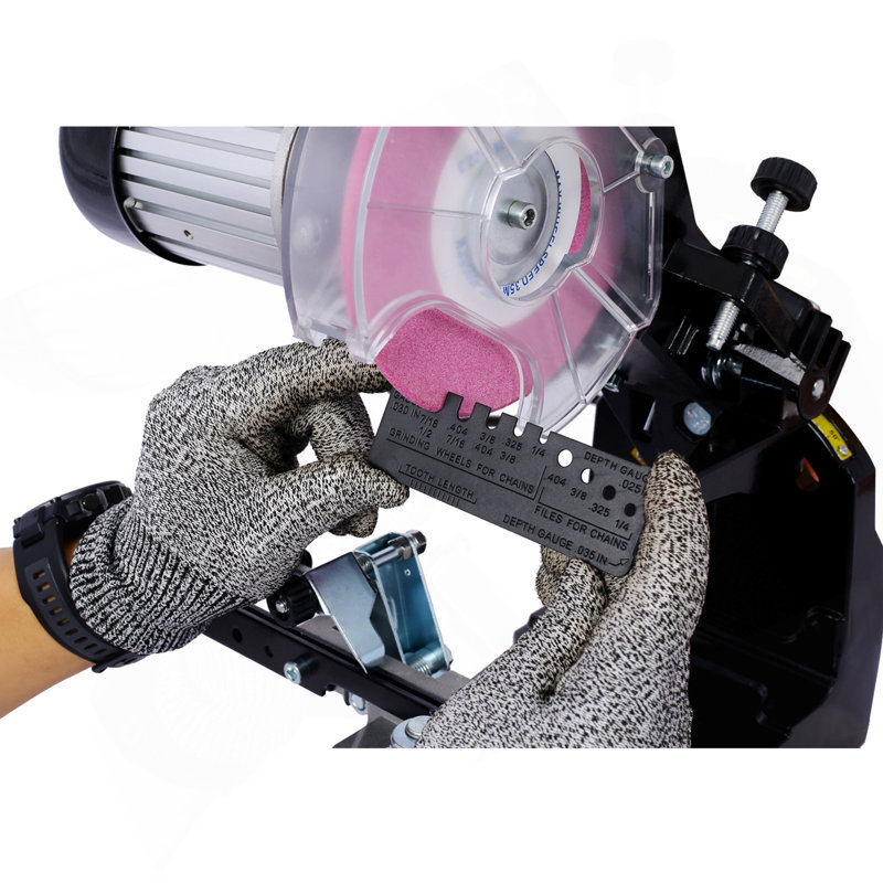 Chainsaw Sharpener  Professional Multi-Angle Adjustable Chain Grinder  120-Volt Bench Grinder Universal Saw Chain Sharpener, For All Chainsaw Chains