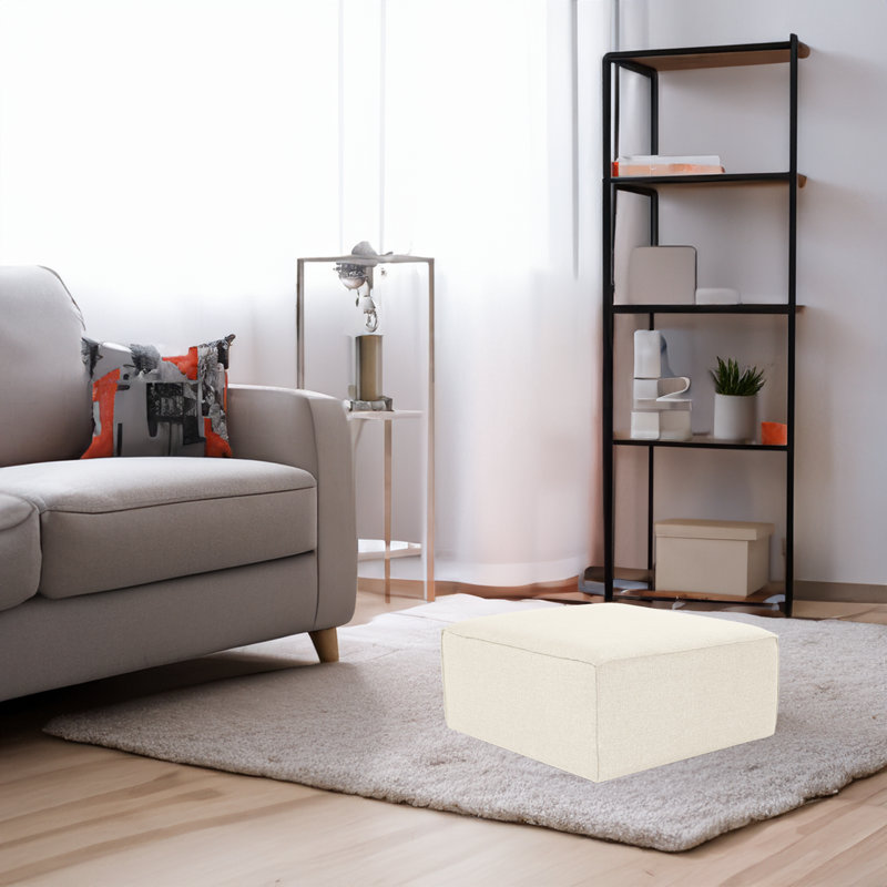 Repose-pieds Zinta, Beige