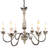 Fellers 6 - Light Wood Dimmable Classic / Traditional Chandelier-1067896297