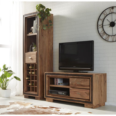 Zoe 175cm H x 50cm W Solid Wood Standard Bookcase