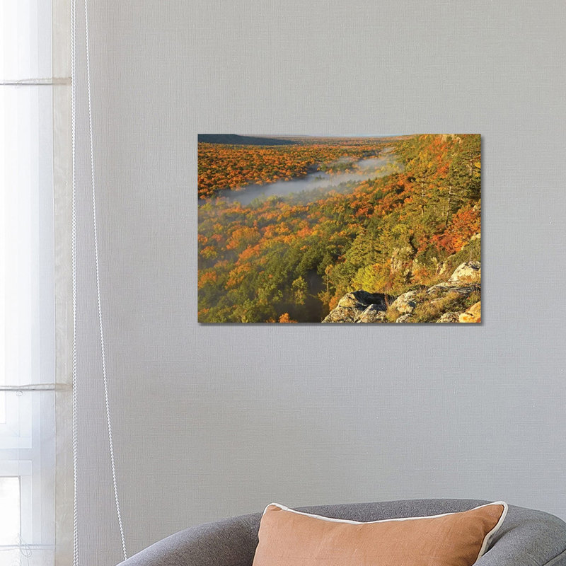 Autumn Colors At Lake Of The Clouds by Brian Wolf - Wrapped Canvas Print, 66.04 cm H x 45.72 cm W x 1.91 cm D
