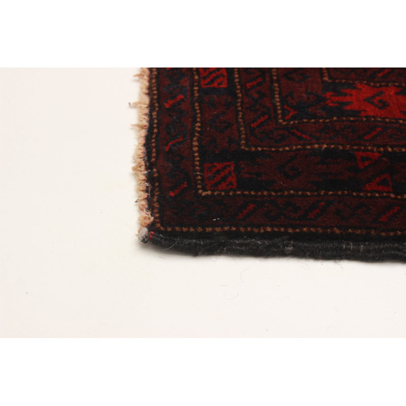 Tapis brun Teimani 3 pi 2 po x 4 pi 7 po