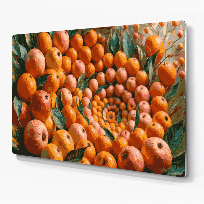 Art mural en métal Fruit, H 11 po x l 14 po