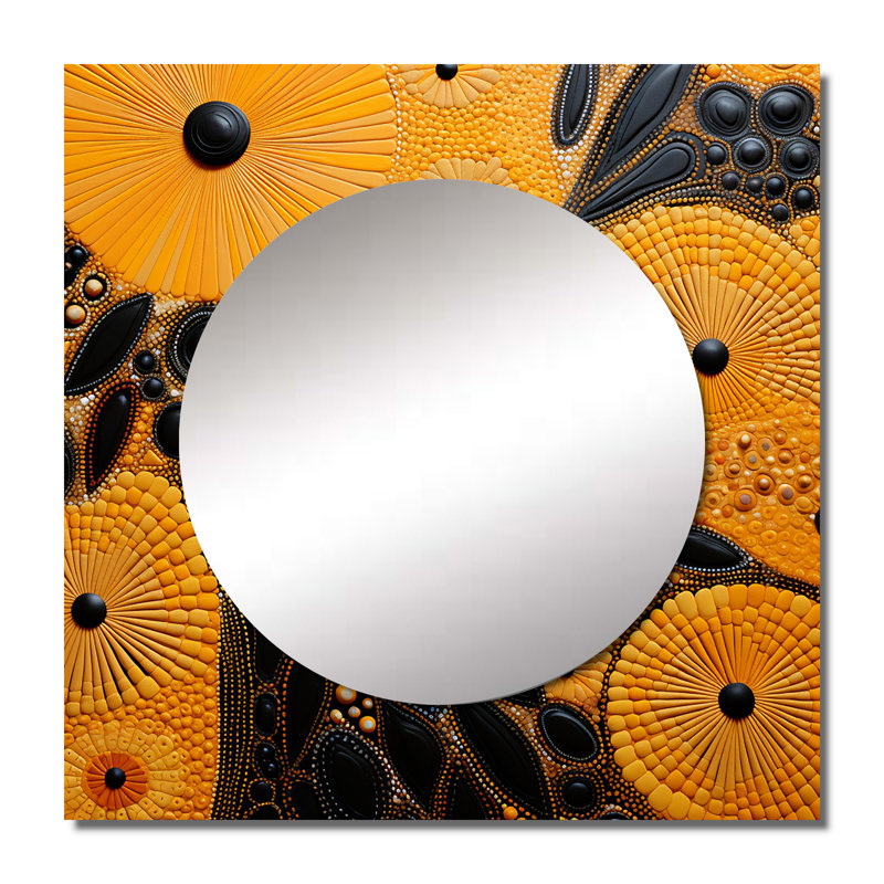 Koedy - Miroir d'art amérindien, 36 po x 36 po