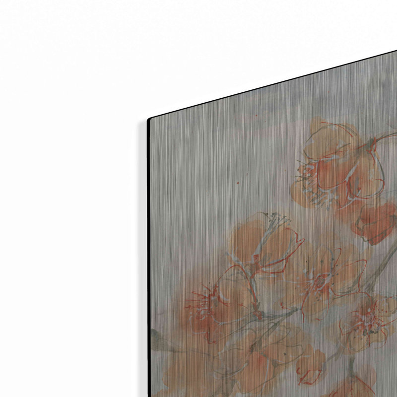 «Peach Blossom II» par Chris Paschke, H 12 po x l 24 po