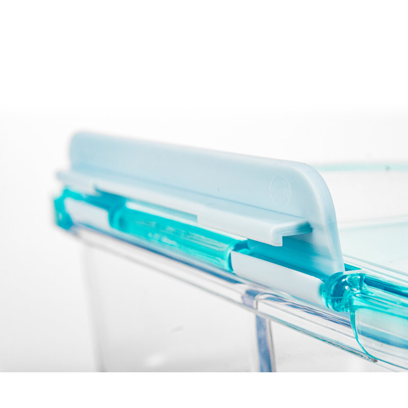 2-Compartment Glass Food Container 1520ml